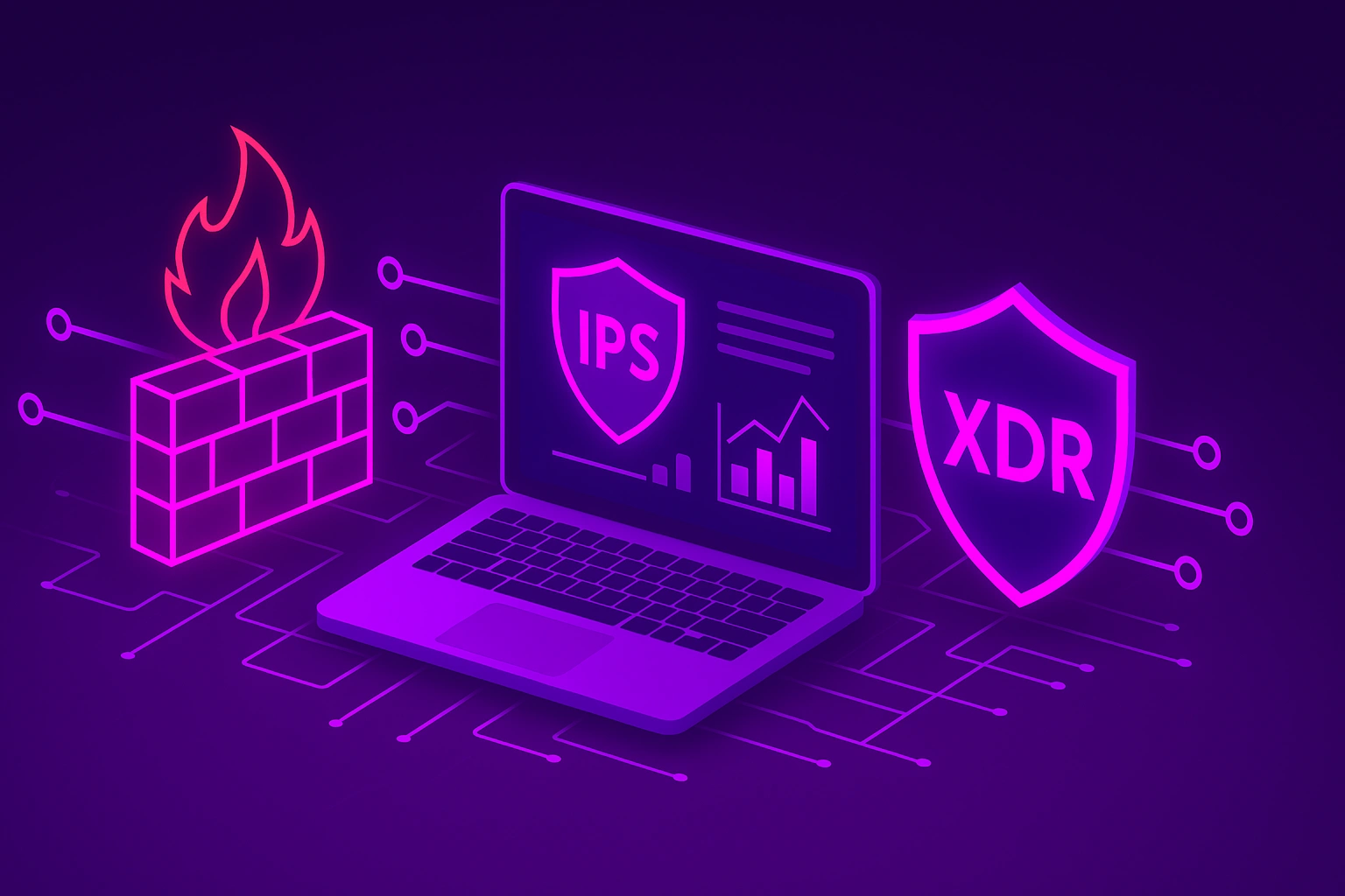 آشنایی با مفاهیم کلیدی در امنیت شبکه: از فایروال‌ها تا IPS و XDR